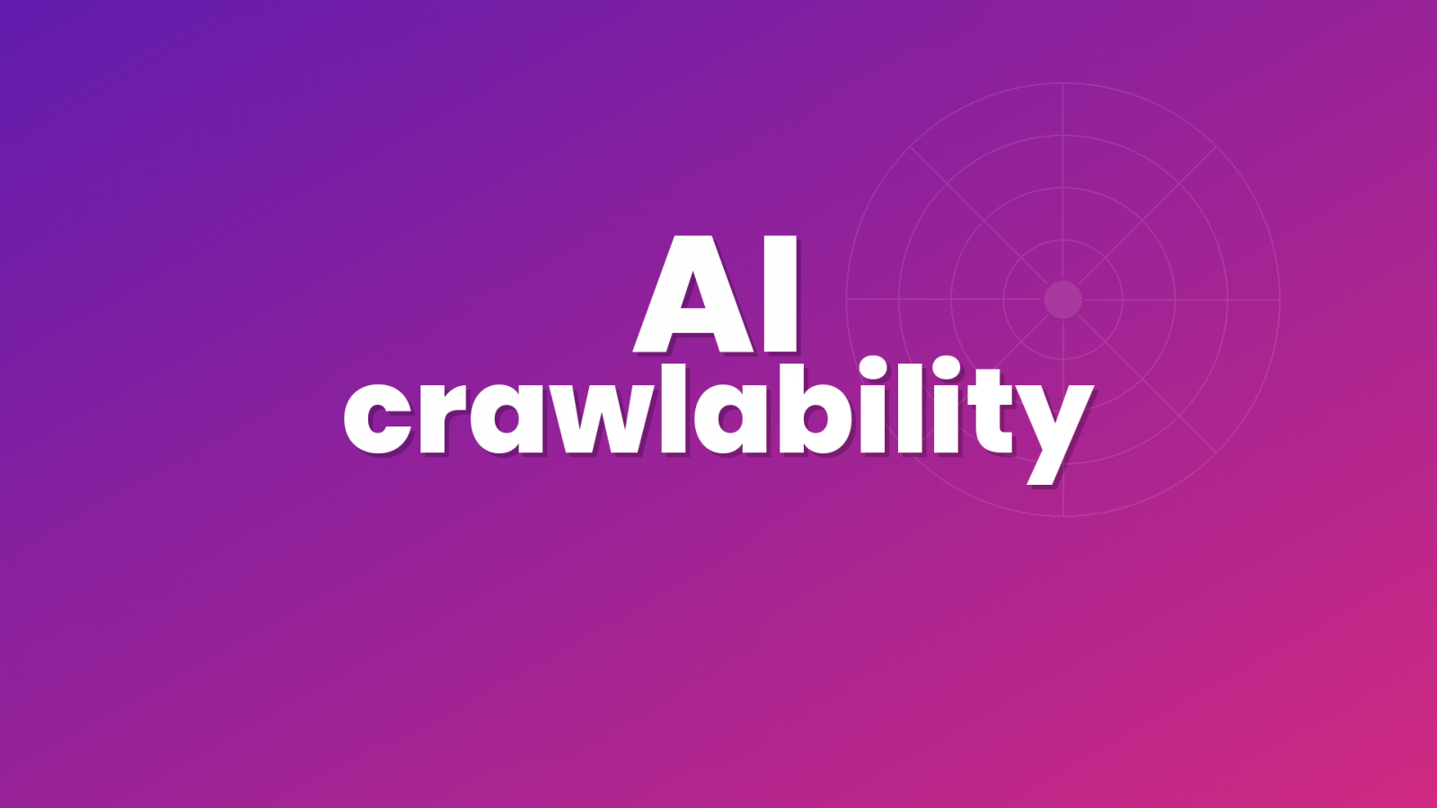 AI crawlability