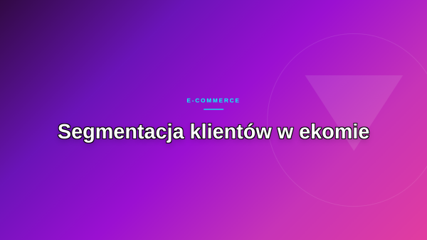 segmentacja klientów w ecommerce